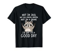 Le Raton Laveur n'est Pas en Prison Pas dans Un hôpital psychiatrique Pas dans Une Tombe T-Shirt Graphique avec Valeur