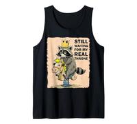 Le Raton Laveur Sarcastique Roi Attend Un Vrai Humour du Débardeur