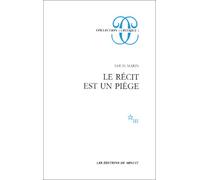 Louis Marin – Le récit est un piège – Livre
