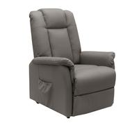 Le Réconfort 4M - Grande taille - Supérieure à 1m75, Cuir gris