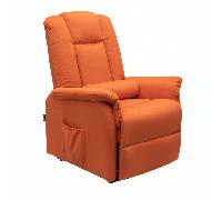 Le Réconfort - Grande taille - Supérieure à 1m75, Orange Terraccotta - Velours R+ - Réconfort