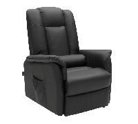 Le Réconfort - Petite taille - Inférieure à 1m60, Noir - Cuir - Réconfort