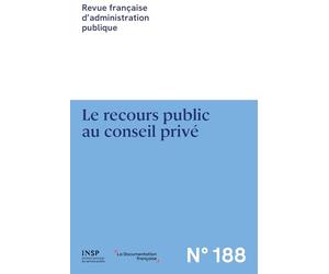 Le recours public au conseil privé: N° 188