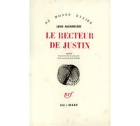 Le Recteur de Justin - Louis Auchincloss - Gallimard - broché - Livre