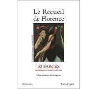 Le Recueil de Florence - Jelle Koopmans - Paradigme Eds - broché - Etude