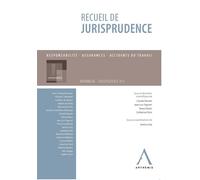 Le recueil de jurisprudence du forum de l'assurance - Collectif - Anthemis - broché - Etude