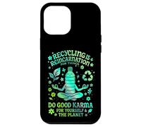 Le Recyclage, C'est la réincarnation pour Les Objets Chemise Verte Eco Karma Coque pour iPhone 12 Pro Max