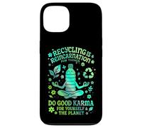 Le Recyclage, C'est la réincarnation pour Les Objets Chemise Verte Eco Karma Coque pour iPhone 13