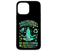 Le Recyclage, C'est la réincarnation pour Les Objets Chemise Verte Eco Karma Coque pour iPhone 13 Pro Max