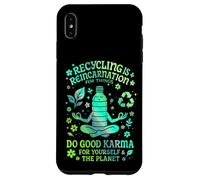 Le Recyclage, C'est la réincarnation pour Les Objets Chemise Verte Eco Karma Coque pour iPhone XS Max