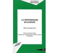 Le référendum en europe Bilan et perspectives - Francis Hamon - L'harmattan - broché - Anthologie