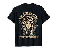 Le Regard féminin pétrifie la méduse des féministes patriarcales T-Shirt