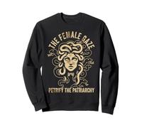 Le Regard féminin pétrifie la méduse patriarcale Sweatshirt
