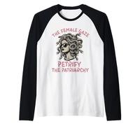 Le Regard féminin pétrifie Le patriarcat Medusa féminisit Manche Raglan