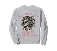Le Regard féminin pétrifie Le patriarcat Medusa féminisit Sweatshirt