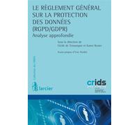 Le réglement général sur la protection des données Analyse approfondie - Cécile de Terwangne - Larcier Eds - broché - Etude