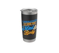 Le rembourrage est bon pour mon esprit et mon corps Gobelet isotherme en acier inoxydable double paroi