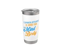 Le rembourrage est bon pour mon esprit et mon corps Gobelet isotherme en acier inoxydable double paroi