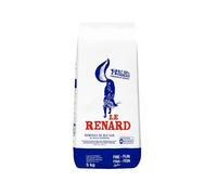 LE RENARD Semoule de Blé Dur Fine- Sac 5 kg | Idéale pour Couscous, Pâtes Fraîches, Pains et Recettes Traditionnelles