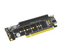 Le répartiteur PCIe X16 vers 3 emplacements prend en charge la norme PCIE4.0 pour le montage simultané de disque solide NVMe et les mises à niveau des serveurs PCIe Splitter Card