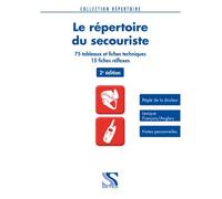 Le répertoire du secouriste 2ème édition - Loïc Cadiou - Setes - broché - Scolaire / Universitaire