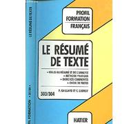 Le résumé de texte