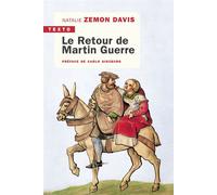 Le retour de Martin Guerre - Natalie Zemon Davis - Tallandier - Poche - Essai