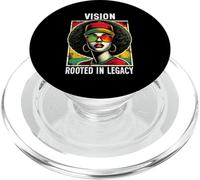 Le rétro, ancré dans l'héritage noir, émancipation des femmes afro-américaines PopSockets PopGrip pour MagSafe