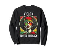 Le rétro, ancré dans l'héritage noir, émancipation des femmes afro-américaines Sweatshirt