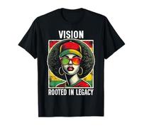 Le rétro, ancré dans l'héritage noir, émancipation des femmes afro-américaines T-Shirt