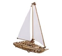 Le Rêve de Sérénité ? Maquette mécanique de voilier à assembler en bois brown TU