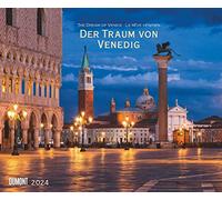 Le rêve de Venise 2024 - Calendrier mural 60,0 x 50,0 cm - Reliure à spirales