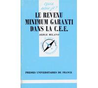 Le Revenu Minimum Garanti Dans La Cee
