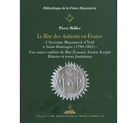Le rite des Antients en France
