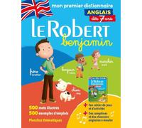 Collectif – Le Robert Benjamin Anglais – Dès 6 ans – CP-CE – broché