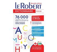 Collectif Le Robert – Dictionnaire Le Robert de Poche langue française – 65 000 définitions – Poche