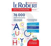 Dictionnaire Le Robert de Poche Plus langue française