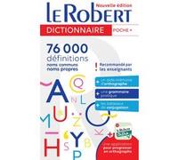 Dictionnaire Le Robert de Poche Plus langue française