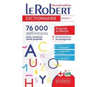 Le Robert de Poche plus - Collectif - Le Robert - Poche - Dictionnaire et encyclopédie