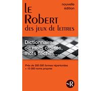 Le Robert des jeux de lettres - Dictionnaire de mots croisés, mots fléchés - Version Poche: Poche relié