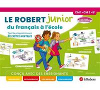 Le Robert junior du français à l'école - Tout le programme de CM1, CM2, 6e en 80 cartes mentales