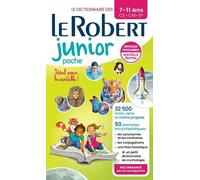 Dictionnaire Le Robert junior Poche - 7/11 ans - CE-CM-6e - Nouvelle édition