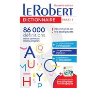 Le Robert Maxi Plus langue française