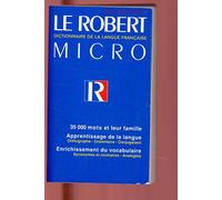 Le Robert Micro de la langue française, édition 1998