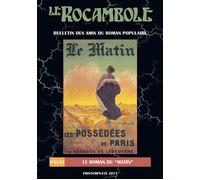 Le rocambole n°83-84 Le Roman du "Matin" - Association des Amis du Roman Populaire - Amis Du Roman Populaire - broché - Revue