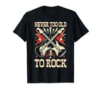 Le rock and roll n'est jamais trop vieux pour être un amateur de guitares vintage T-Shirt
