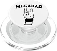 Le Rockeur drôle de Megadad, Dad Megadad PopSockets PopGrip pour MagSafe