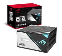 Le ROG THOR 850W Platinum II - Bloc d’alimentation PC PC (850 Watt, 80+ Platinum, Lambda A++, dissipateurs thermiques ROG, Ventilateur axial de 135 mm PWM, 0dB, l'écran OLED, Aura Sync RGB)