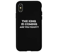 Le roi arrive, êtes-vous prêts ? Révélations : Le retour du Christ Coque pour iPhone X/XS