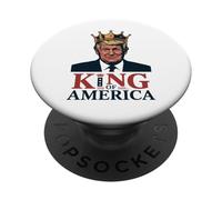 Le Roi d'Amérique, Le président Trump - Funny Trump PopSockets PopGrip Adhésif